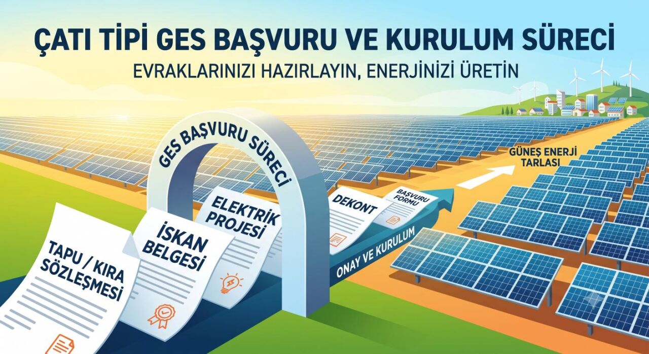 Çatı Tipi GES Başvuru Süreci Nasıl İşler?