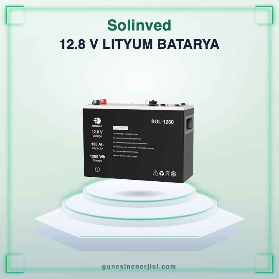 Solinved 12,8V 100Ah Lithium Batteries