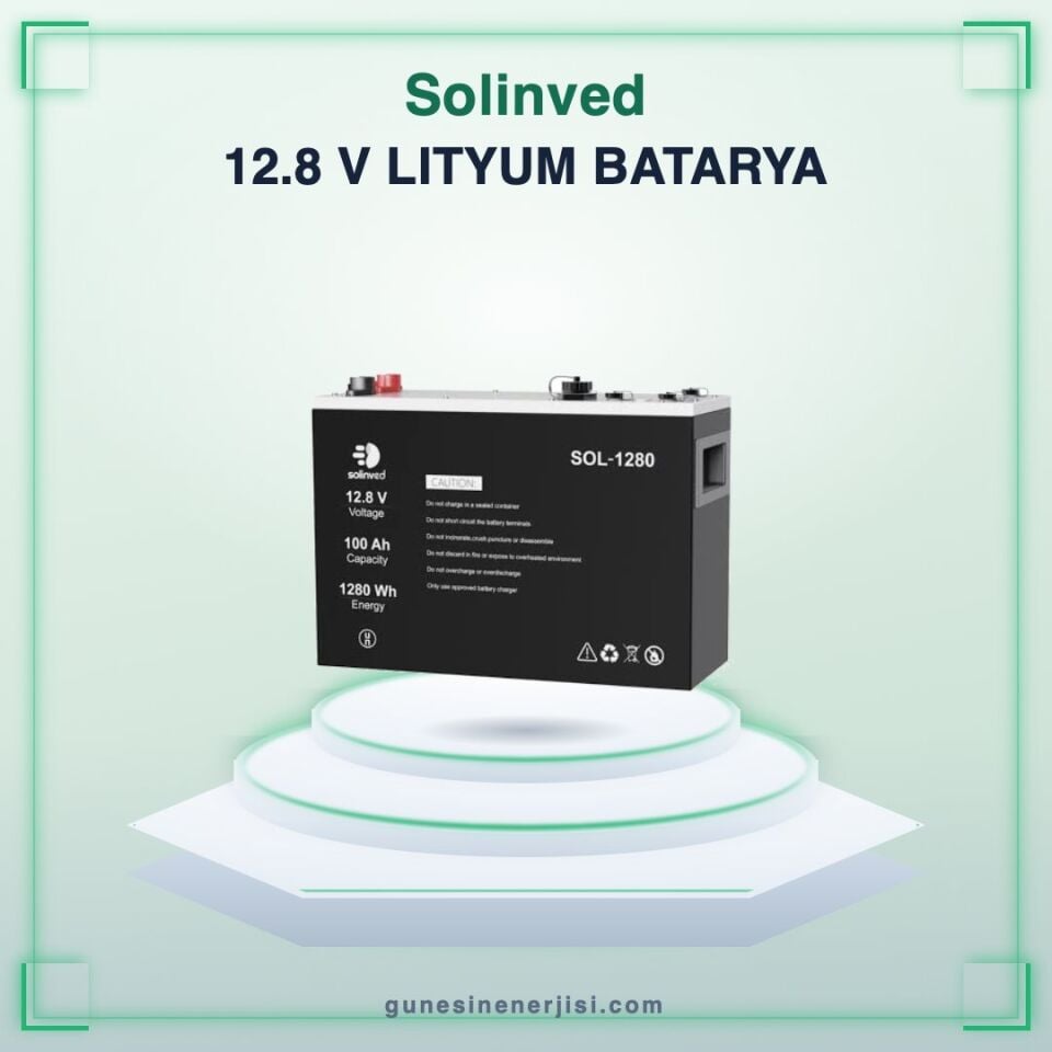 Solinved 12,8V 100Ah Lithium Batteries