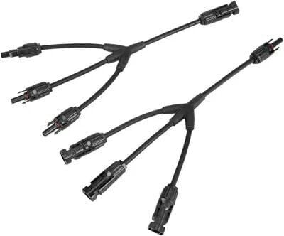 Solinved Y Tipi 1-3 MC4 Konnektör Set (Erkek-Dişi)