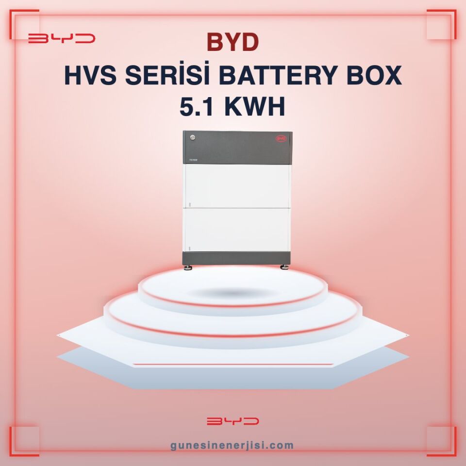 BYD HVS Serisi Battery Box Premium 5.1 kWh
