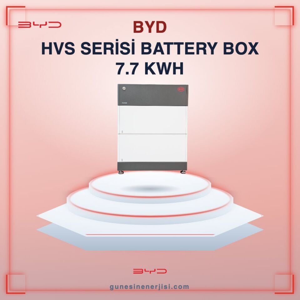BYD HVS Serisi Battery Box Premium 7.7 kWh
