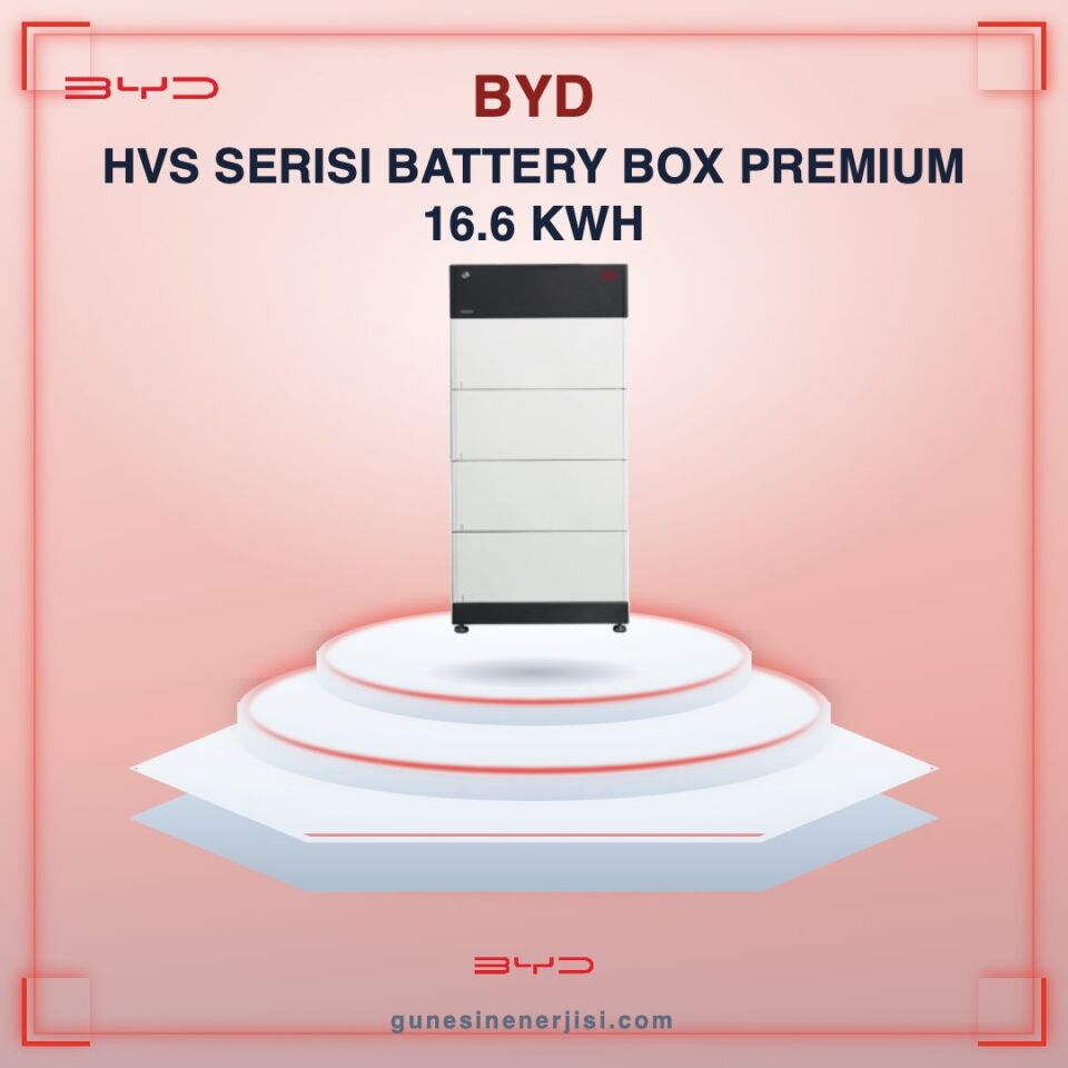 BYD HVM Serisi Battery Box Premium 16.6 kWh