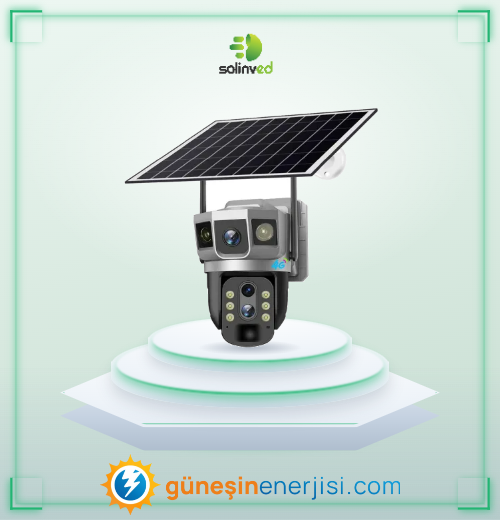 Solinved CM09-4G Solar Güvenlik Kamerası – 4G Bağlantılı Şebekesiz Alan İzleme