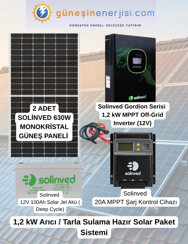 10 kW Müteahhit Paketi Bataryalı Trifaze Hazır Solar Paket Sistemi